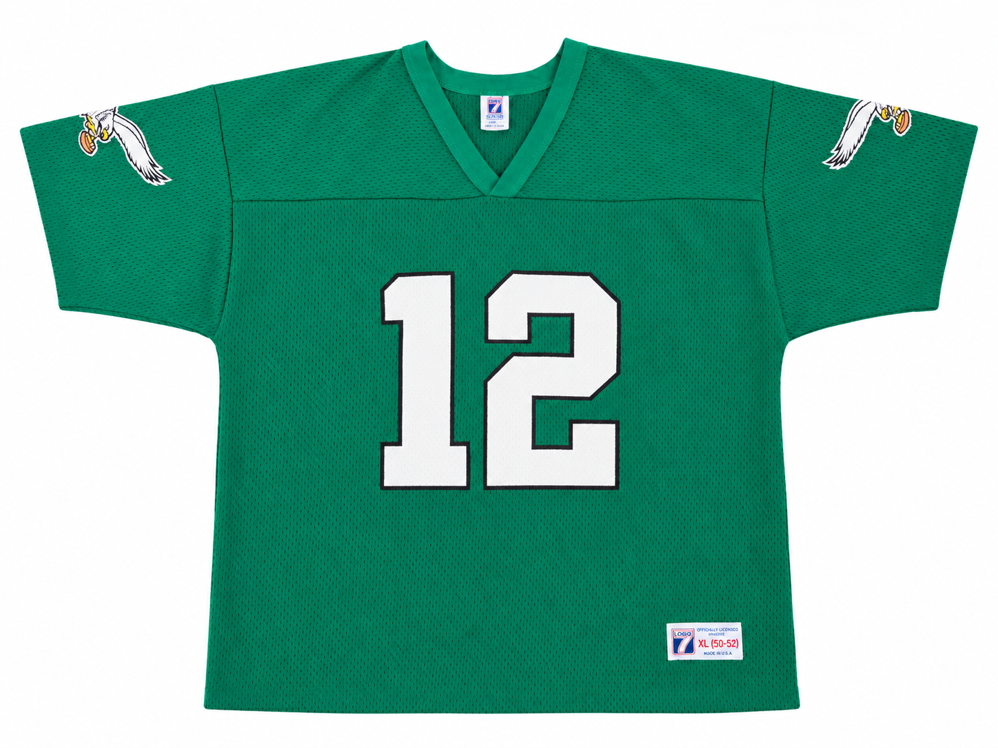 Vintage 1990s Philadelphia Eagles #12 Logo 7 Jersey