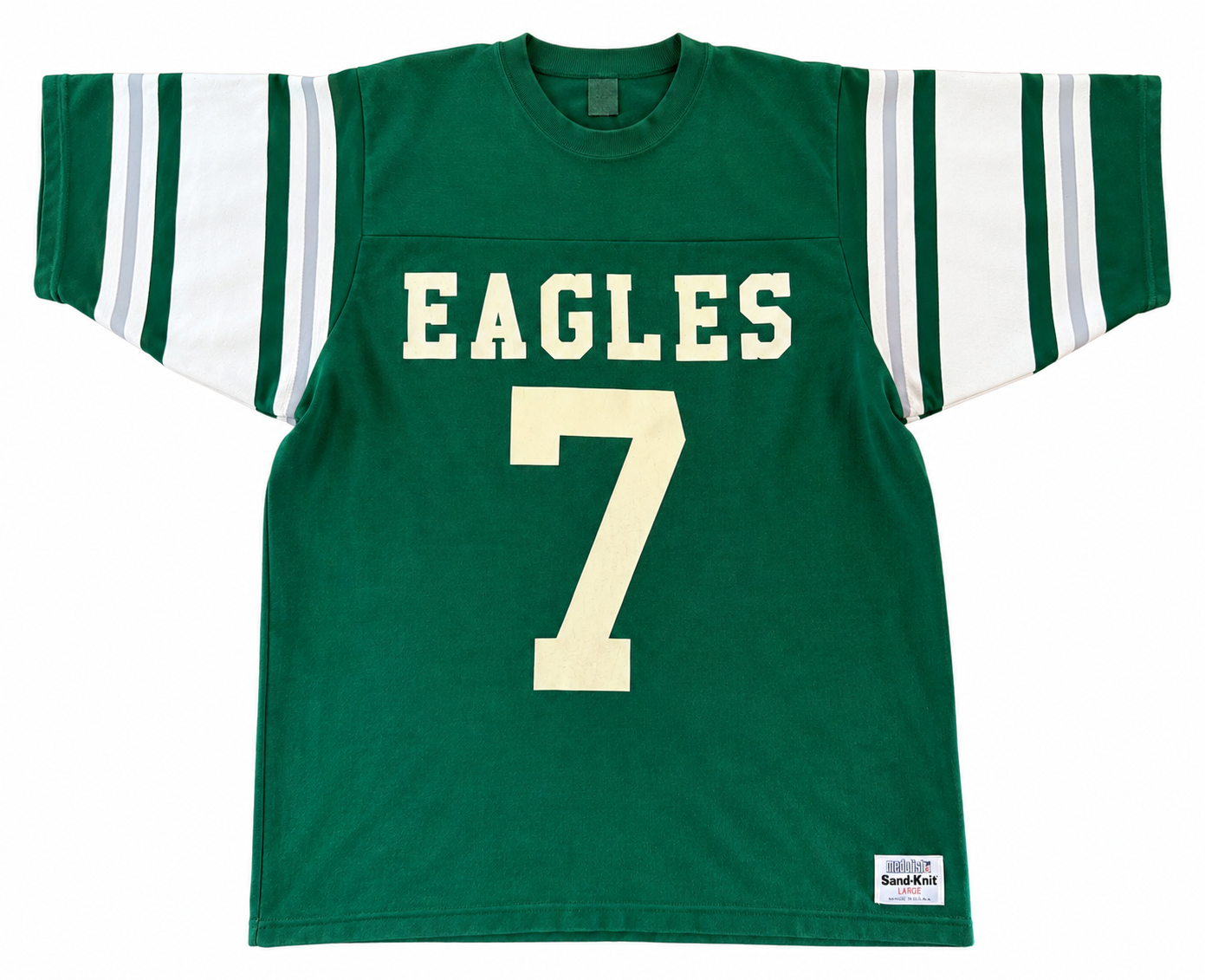 Vintage 1970s/1980s Philadelphia Eagles Sand-Knit #7 Jersey