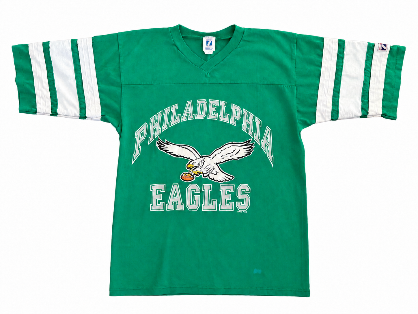 Vintage 1990s Philadelphia Eagles Logo 7 T-Shirt (M)
