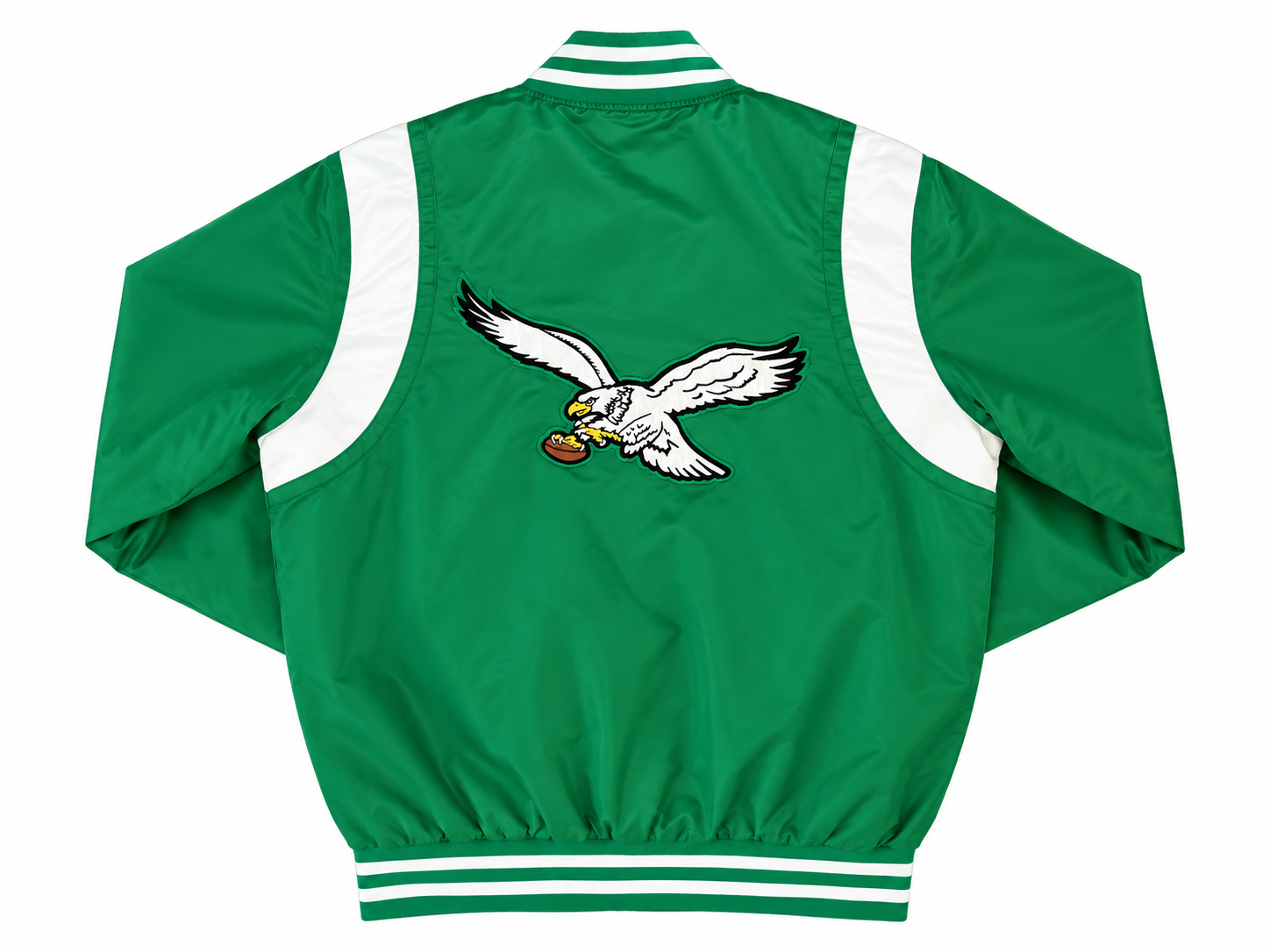 Vintage 1990s Philadelphia Eagles Green Starter Jacket