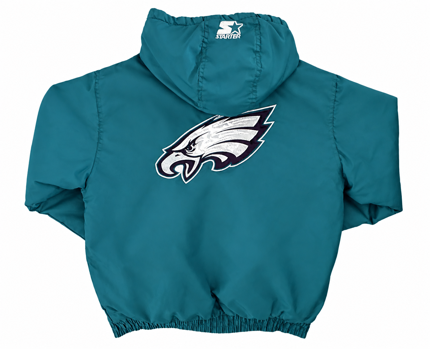 Vintage 1990s Philadelphia Eagles Midnight Green Starter Jacket (Youth)