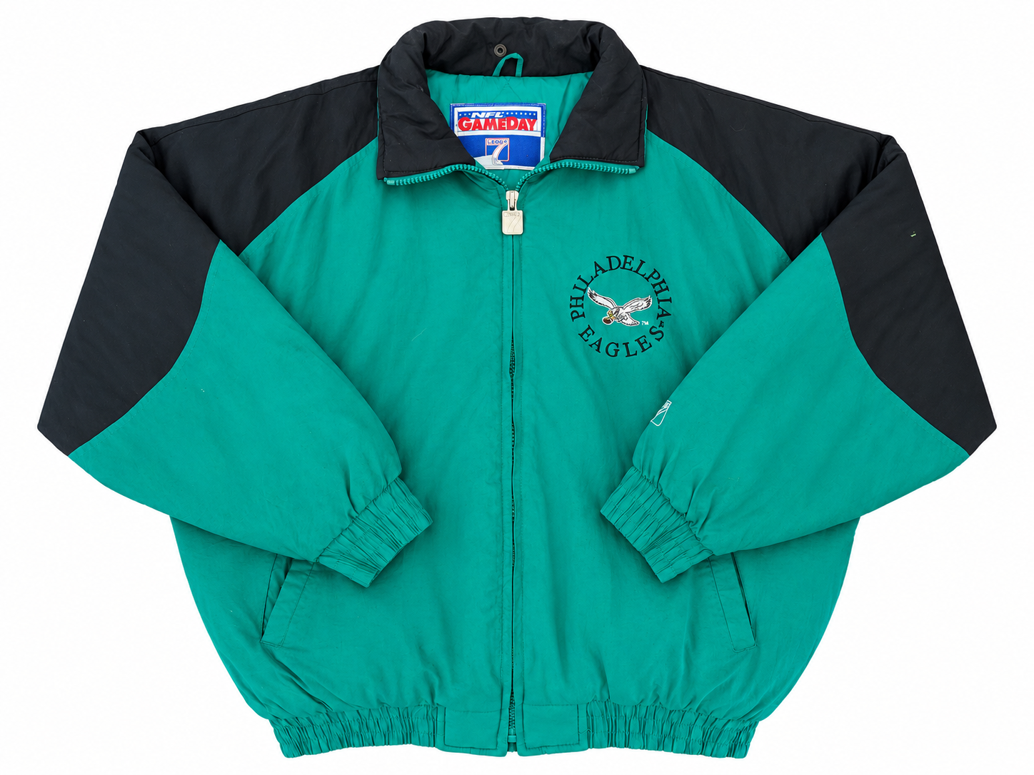 Vintage 1990s Philadelphia Eagles NFL Game Day Logo 7 Jacket