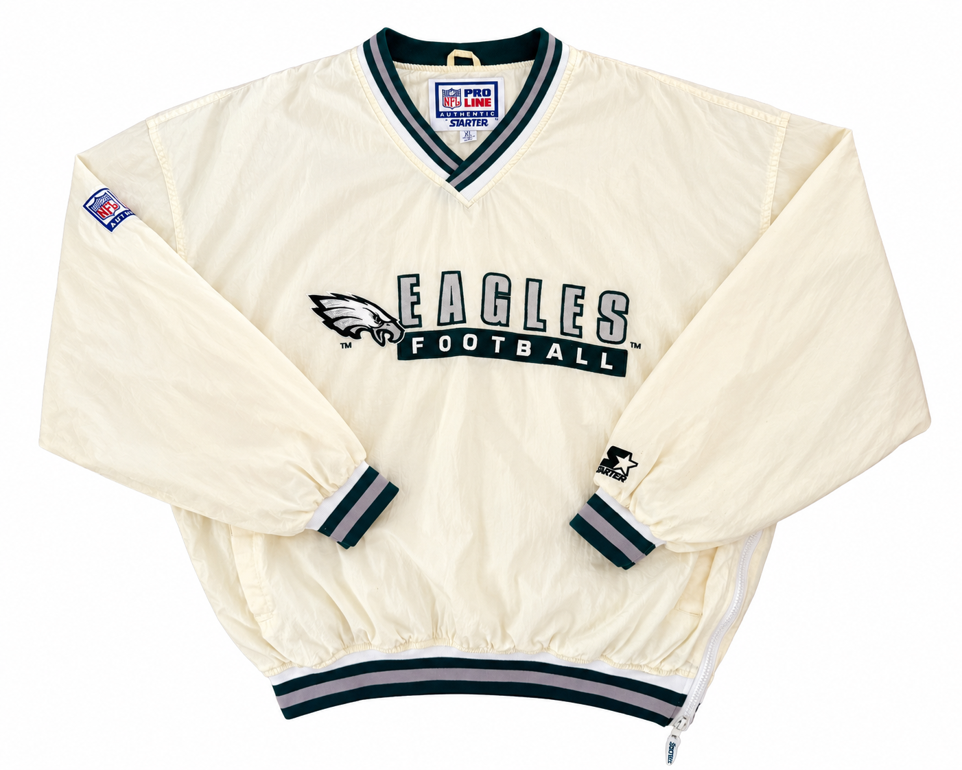 Vintage 1990s Philadelphia Eagles NFL Pro Line by Starter Pullover Jacket