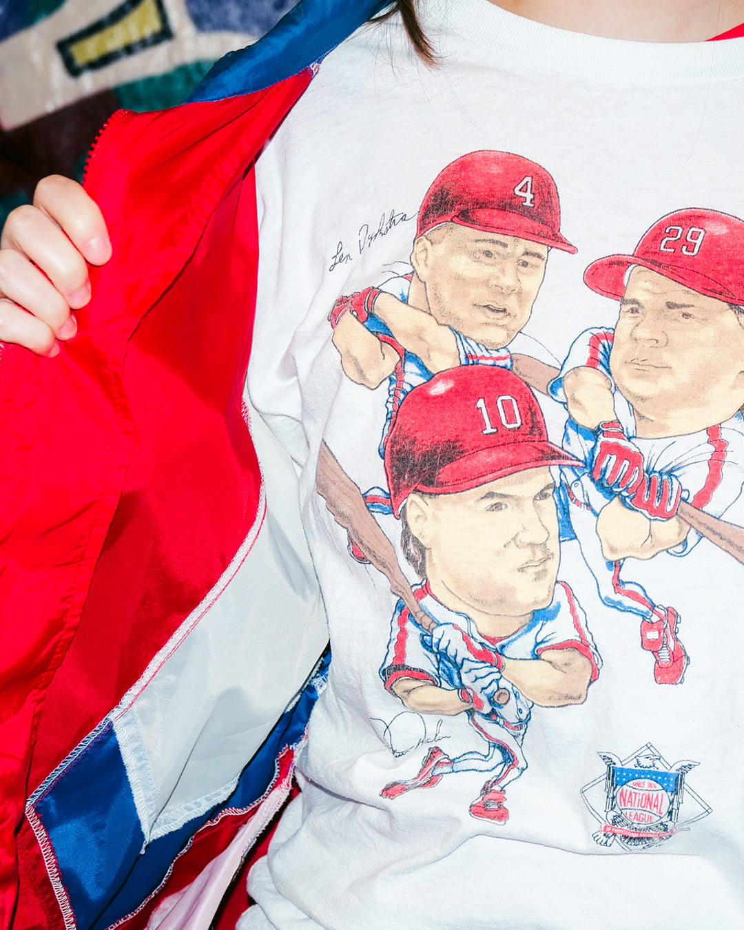 Vintage 1990s Philadelphia Phillies Caricature T-Shirt