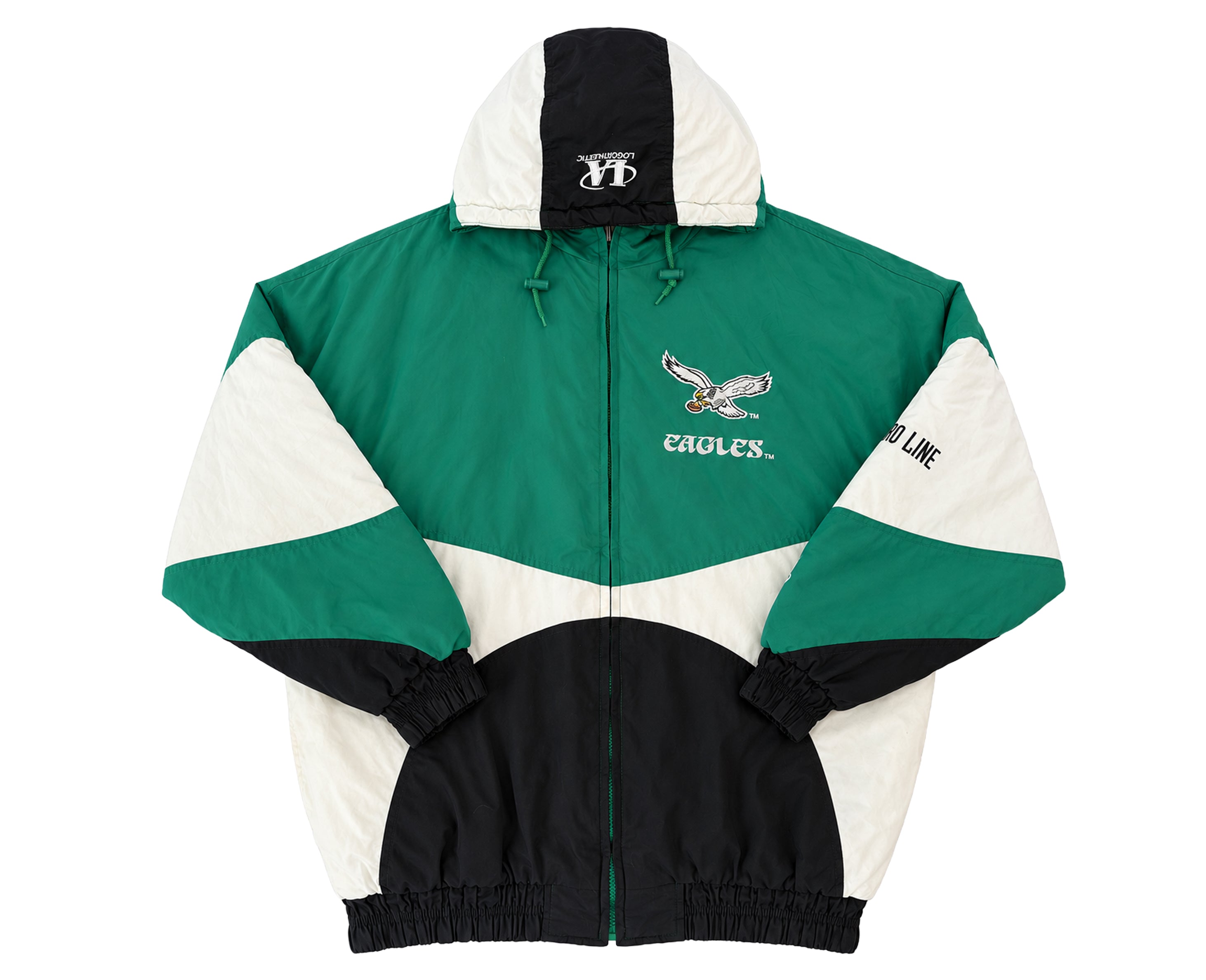 Vintage 1990s Philadelphia Eagles Logo Athletic NFL Pro Line Jacket