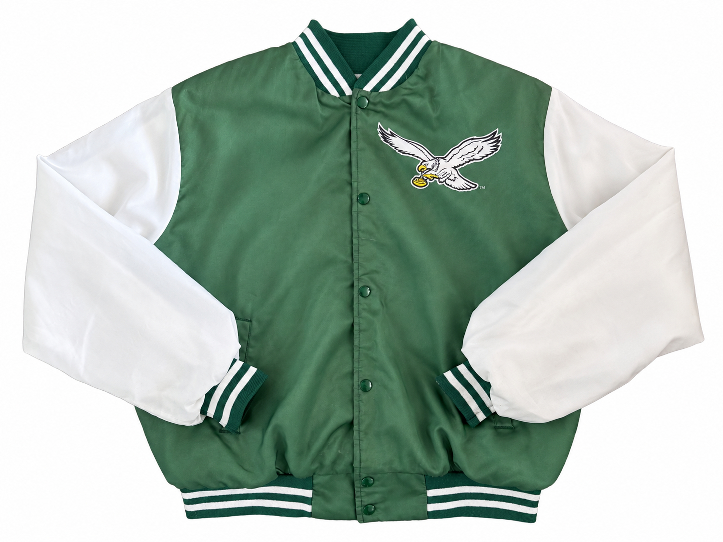 Vintage 1992 Philadelphia Eagles Chalk Line Fanimation Jacket